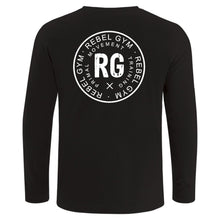 Load image into Gallery viewer, REBEL GYM Skull &amp; Logo Adult Long Sleeve