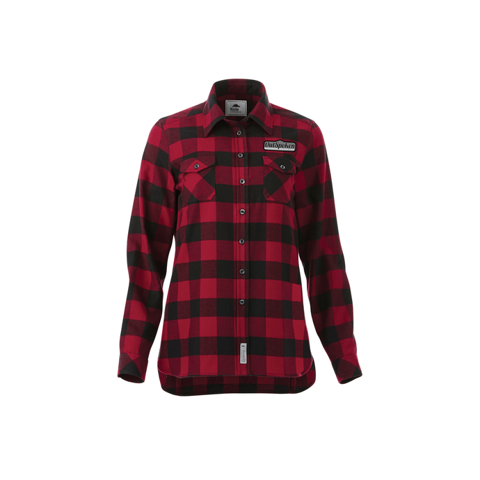 OutSpoken Women's Roots73 Sprucelake Long Sleeve Plaid Shirt